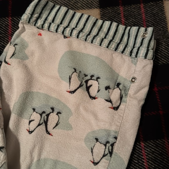 MUNKI MUNKI Penguins flannel Pajama set S - Picture 6 of 8